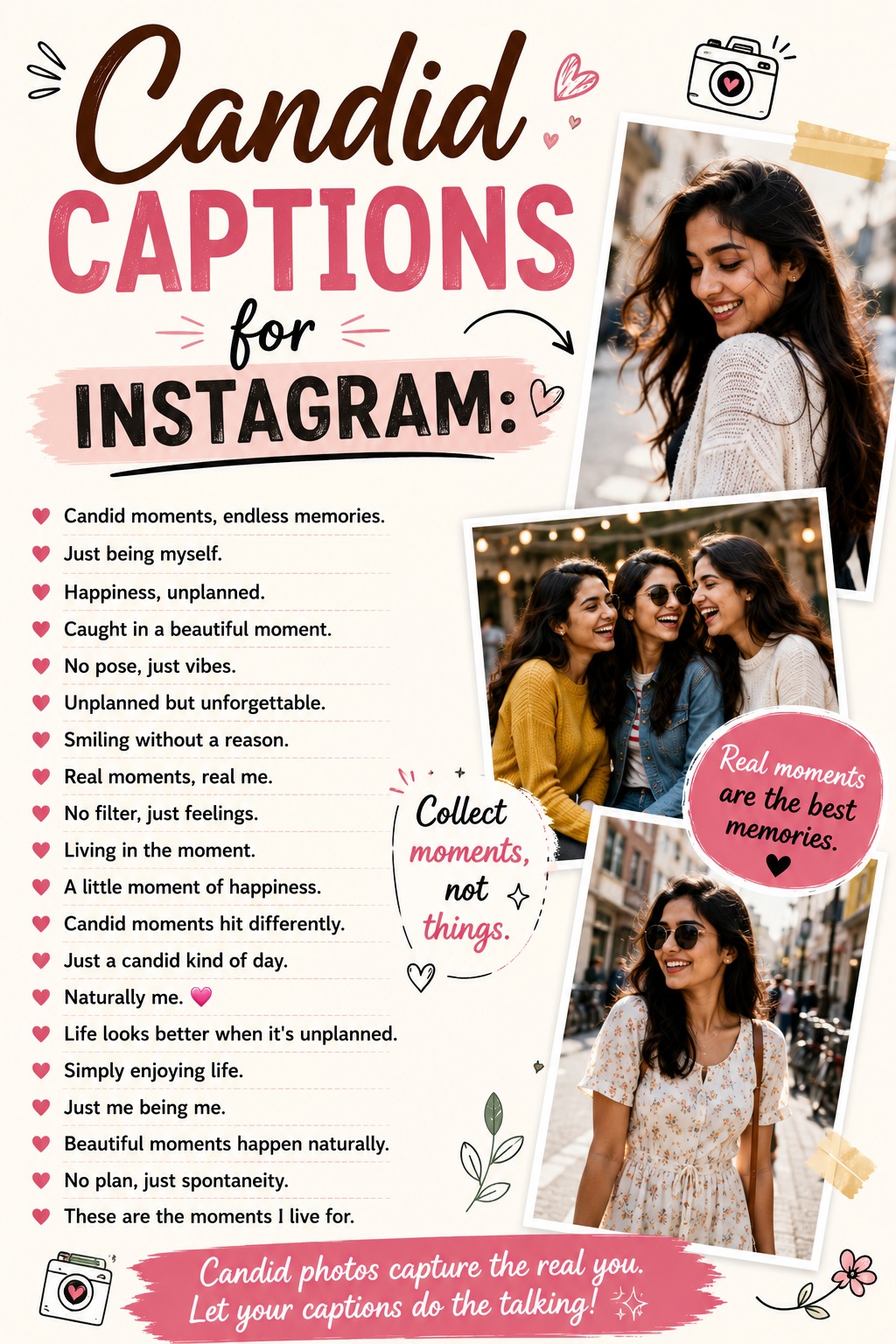 Candid Captions for Instagram