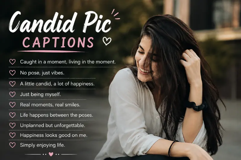 best candid pic caption for instagram