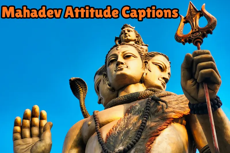 mahadev attitude captions