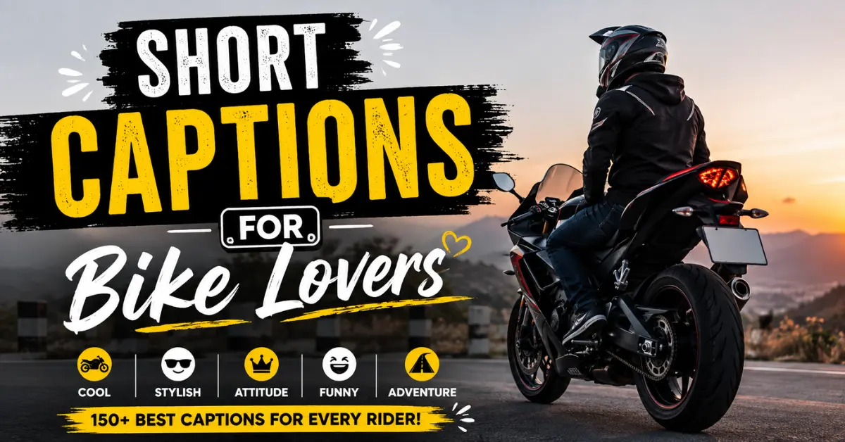 short captions for bike lovers